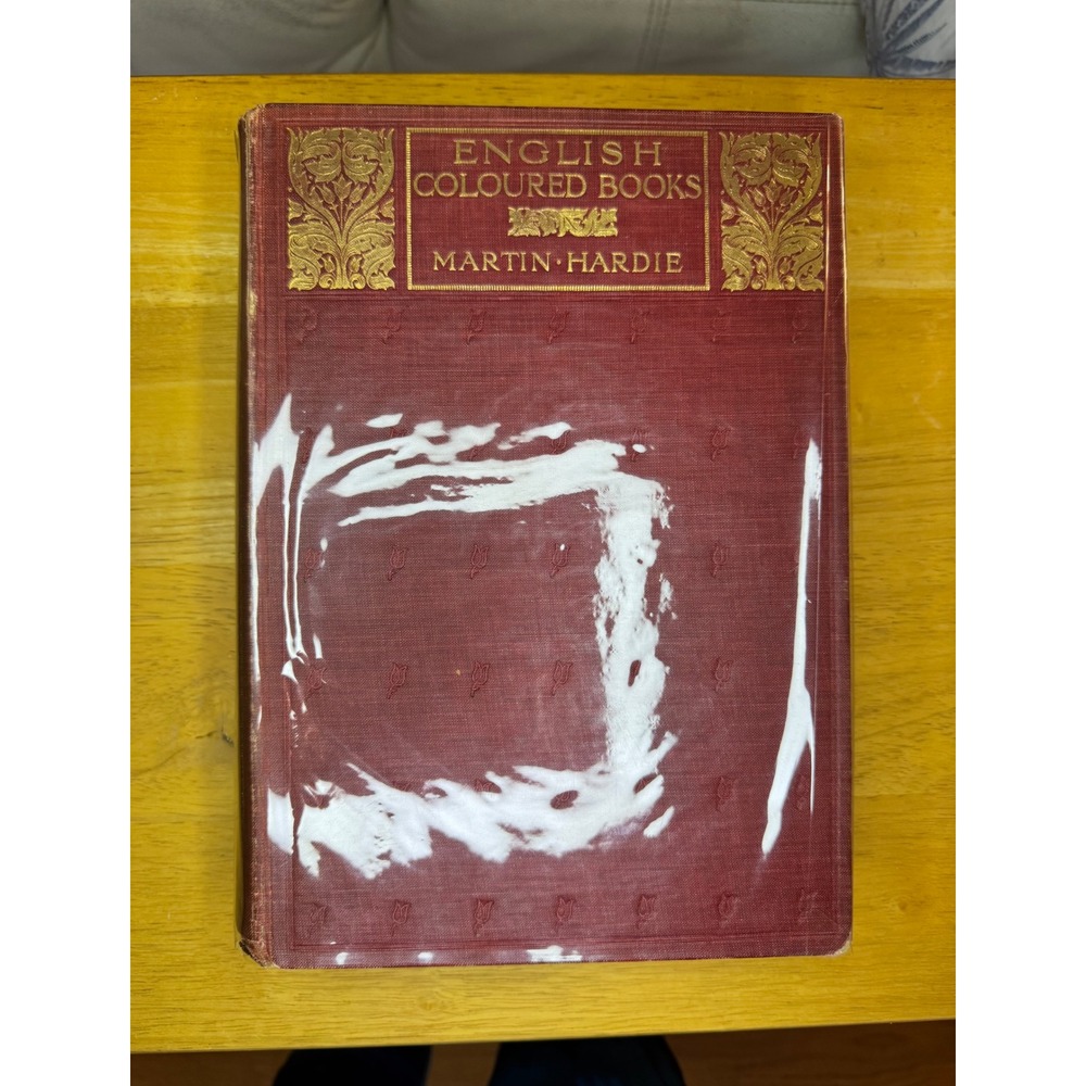 English Coloured‎ Books Martin Hardie Connoisseurs Library 1906 Antique